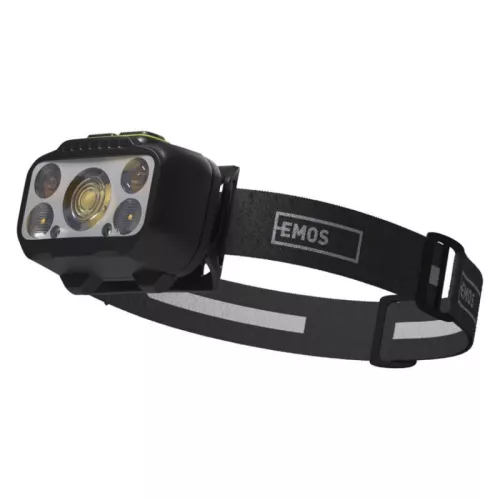 EMOS LED Fejlámpa tölthető P3546, 550 lm, 110 m, Li-Pol 1000 mAh / 3× AAA