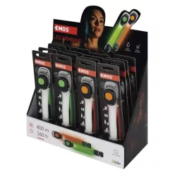 LED karkötő, 10 lm, 2× CR2032, 16 db, display box