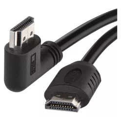 EMOS HDMI kábel 2.0 A-A dugó 90°, 3m