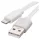 Töltő- és adatkábel USB-A 2.0 / Lightning MFi, 1 m, fehér