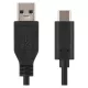 Töltő- és adatkábel USB-A 3.0 / USB-C 3.1, 1 m, fekete