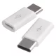Adapter micro USB-B 2.0 / USB-C 2.0, fehér, 2db