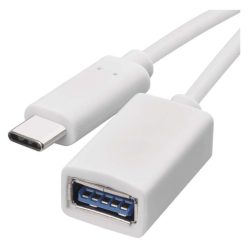   Adat OTG kábel USB-A 3.0 / USB-C 3.0 redukciós funkcióval, 15 cm, fehér