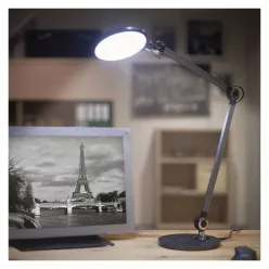 EMOS Karen LED asztali lámpa, szürke