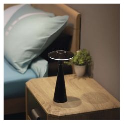 EMOS Jason LED asztali lámpa, újratölthető, fekete