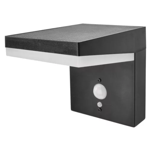 LED napelemes kerti fali lámpa VEREA szürkületérzékelővel, 10,7 x 15,4 x 13 cm
