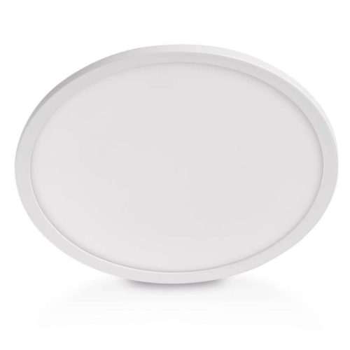 LED felületi lámpatest FLORI kerek, fehér, 18W, semleges fehér