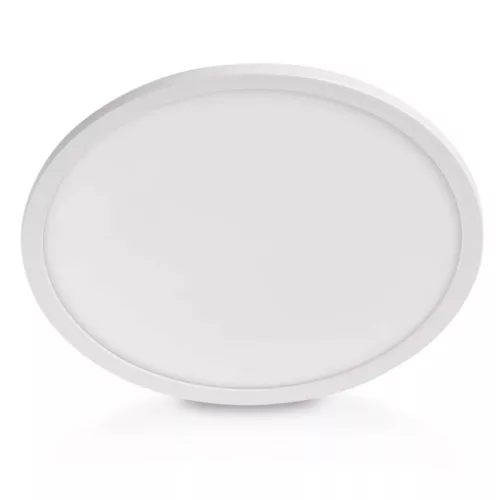 LED felületi lámpatest FLORI kerek, fehér, 18W, semleges fehér