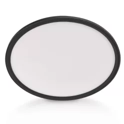   LED felületi lámpatest FLORI fekete, fehér, 18W, semleges fehér