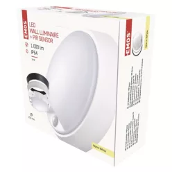   EMOS LED mennyezeti lámpa ZURI 14W 1000lm PIR érzékelővel IP54 meleg fehér