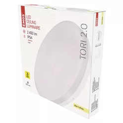 EMOS LED MENNYEZETI LÁMPA TORI 24W WW IP54