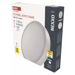 LED felületi lámpatest NEXXO, kerek, fehér, 28,5W, CCT