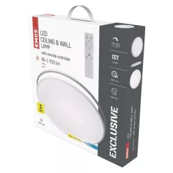   EMOS LED mennyezeti lámpa ALVI 24W 80-1920lm dimm. állítható színhőmérséklet