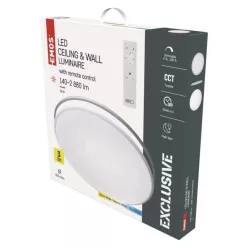   EMOS LED mennyezeti lámpa ALVI 36W 140-2880lm dimm. állítható színhőmérséklet