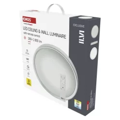   EMOS LED mennyezeti lámpa ILVI 30W 1800lm dimm. állítható színhőmérséklet
