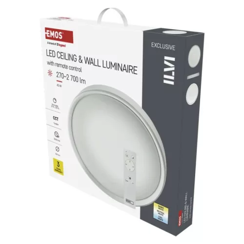 EMOS LED mennyezeti lámpa ILVI 45W 2700lm dimm. állítható színhőmérséklet