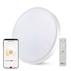   Okos LED mennyezeti lámpatest GoSmart, kör alakú, 45W, CCT, dimmelhető, WiFi