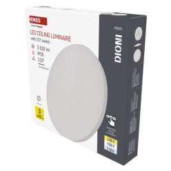 LED felületi lámpatest DIONI kerek, fehér, 32W, CCT
