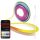 GoSmart Rugalmas LED szalag NEON fehér, 3 m, 24 W, RGBIC dimmelhető, WiFi