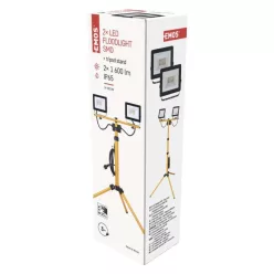   EMOS Hobby Slim LED reflektor 2x 20.5W + háromlábú állvány