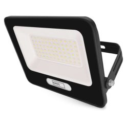   LED reflektor GLARO 50W, fekete, IP65, 5000 lm, természetes fehér