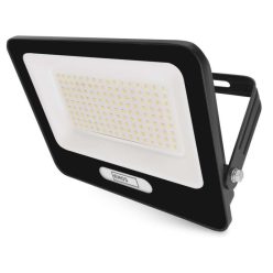   LED reflektor GLARO 100W, fekete, IP65, 10000 lm, természetes fehér