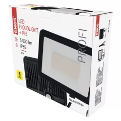   EMOS LED reflektor INOVO 50W 5500lm mozgásérzékelőve IP65 term. fehér