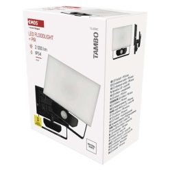   LED-es reflektor TAMBO mozgásérzékelővel, 20 W, 2000 lm, fekete