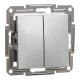 Schneider ASFORA csillárkapcsoló, rugós bekötés, alumínium (105) (EPH0300161)