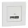 Schneider ASFORA Dupla USB töltő, 2,4A, A+C, fehér (EPH2700321)