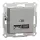 Schneider ASFORA Dupla USB töltő, 2,4A, A+C, alu (EPH2700361)