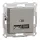 Schneider ASFORA Dupla USB töltő, 2,4A, A+C, bronz (EPH2700369)