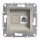 Schneider ASFORA 1xRJ11 telefon aljzat, bronz (EPH4100169)