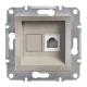 Schneider ASFORA 1xRJ11 telefon aljzat, bronz (EPH4100169)