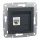 Schneider ASFORA 1xRJ45 Cat5e UTP aljzat, antracit (EPH4300171)