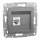 Schneider ASFORA 1xRJ45 Cat6 UTP aljzat, acél (EPH4700162)