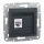 Schneider ASFORA 1xRJ45 Cat6 UTP aljzat, antracit (EPH4700171)
