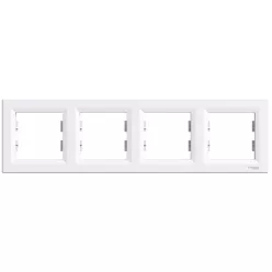   Schneider Electric ASFORA Négyes keret, vízszintes, fehér (EPH5800421)