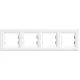 Schneider Electric ASFORA Négyes keret, vízszintes, fehér (EPH5800421)
