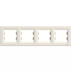   Schneider Electric ASFORA Négyes keret, vízszintes, bézs (EPH5800423)