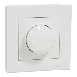   Schneider ASFORA LED fényerőszabályzó, univerzális, 370 W, kerettel, fehér (EPH6800121)