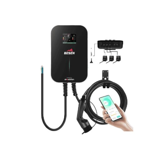 Besen WALLBOX SMART elektromos autó fali töltő 22 kW (DLB) (Red)