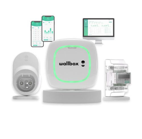 Wallbox Pulsar Plus 22kW + POWER BOOST + Kábel Dock – Fehér