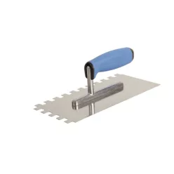   glettelőkanál  270×128×90mm rozsdamentes csempéző 10×10mm, SOFT gumi nyél