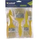 ecset készlet, 5db, fanyelű; 0,5",1",1,5",2",2,5", vastagság: 1cm