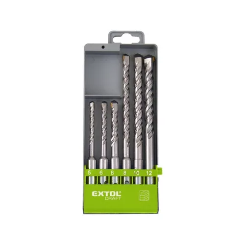 betonfúró klt. normál befogás ; 6db, 5-12mm,  110mm×5-6-8mm, 160mm×8-10-12mm