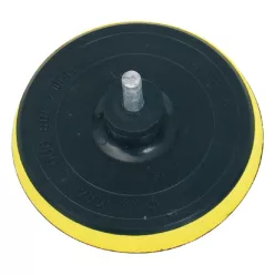   gumitányér  fúrógéphez; 125mm tépőzáras, befogás: 8mm, max. 10.000 ford/perc