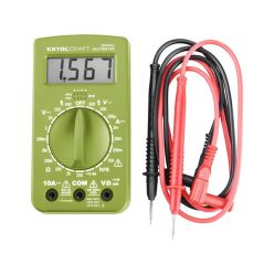   digitális multiméter; Amper/Volt/Ohm mérő, hangjelző funkcióval, CE, 1 db 9V elem
