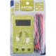 digitális multiméter; Amper/Volt/Ohm mérő, hangjelző funkcióval, CE, 1 db 9V elem