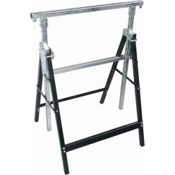   asztalosbak/festőbak állítható, összecsukható; 810mm-1300mm, max. terhelés: 150kg, saját tömeg: 6,5 kg, festett fémlábak